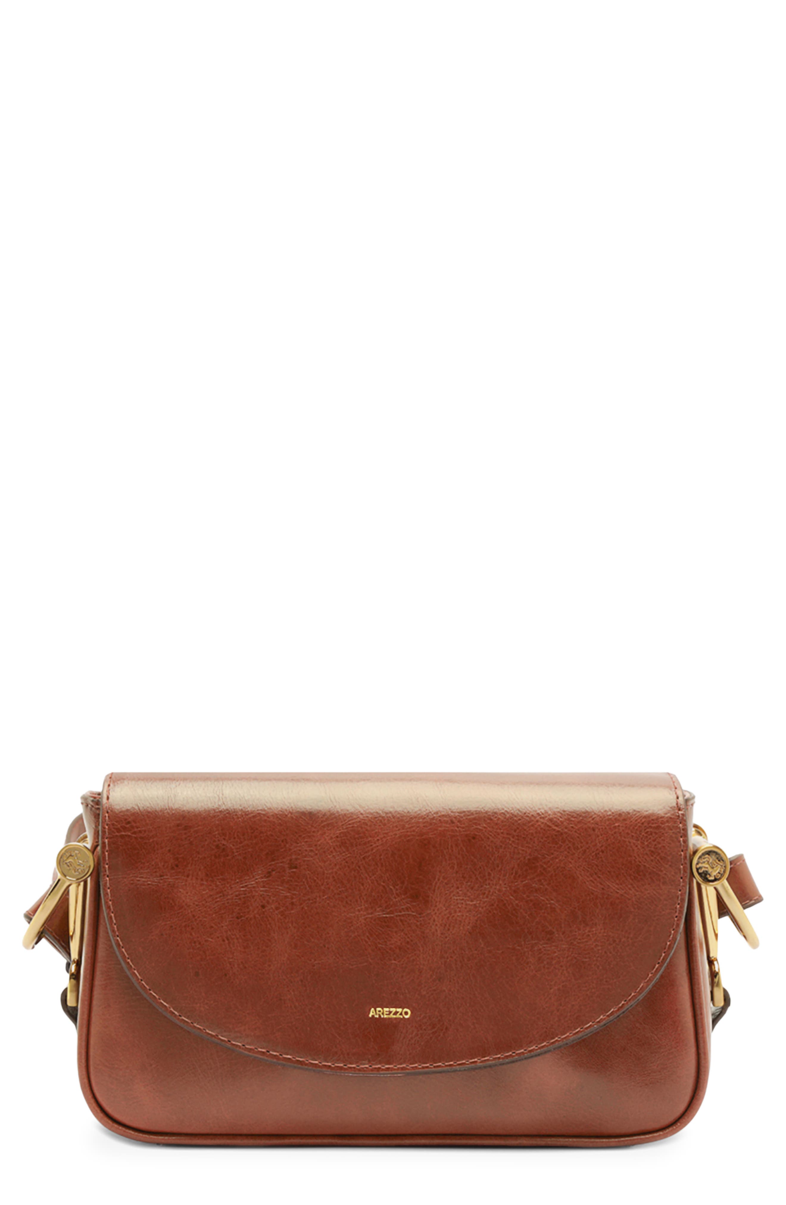 Cora Small Leather Crossbody Bag, Main, color, SOUL NATURAL