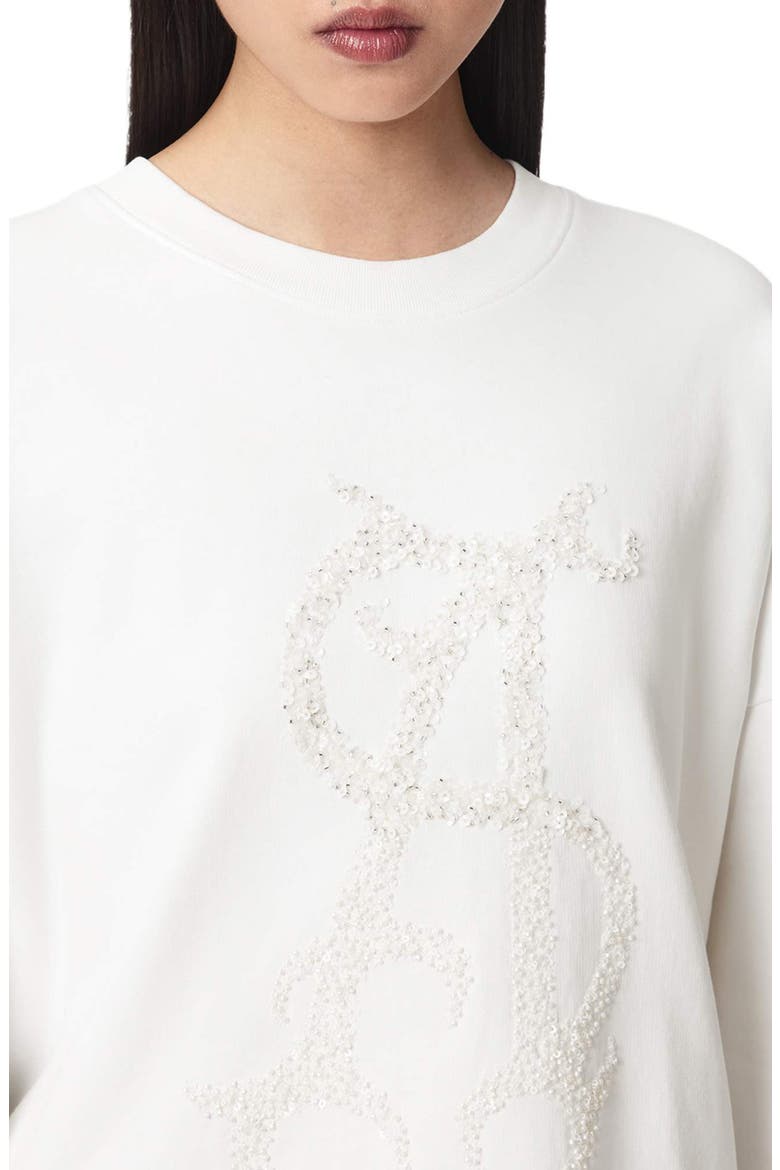 Reflex Lila Graphic Sweatshirt, Alternate, color, OPTIC WHITE