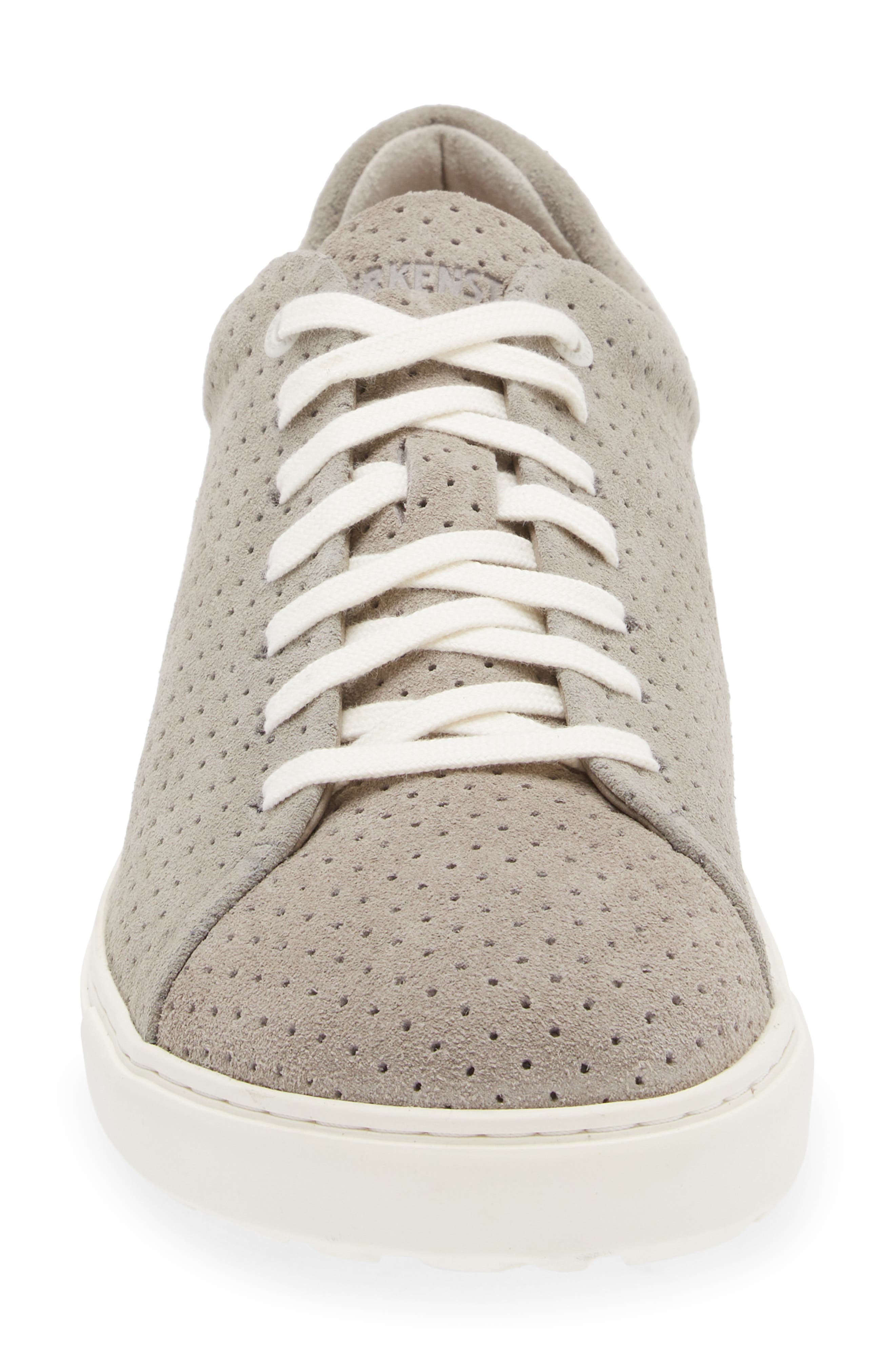 Birkenstock Bend Low Top Sneaker, Alternate, color, Stone Coin Dotted Suede