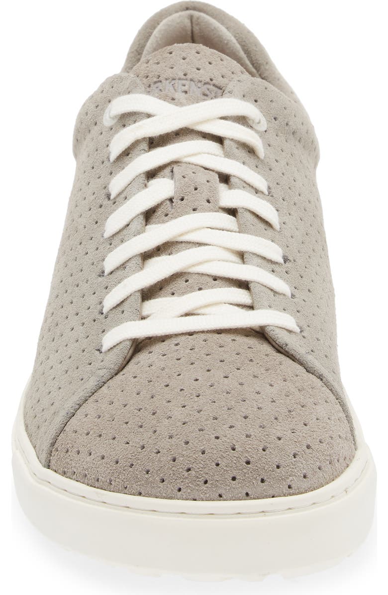 Birkenstock Bend Low Top Sneaker, Alternate, color, Stone Coin Dotted Suede