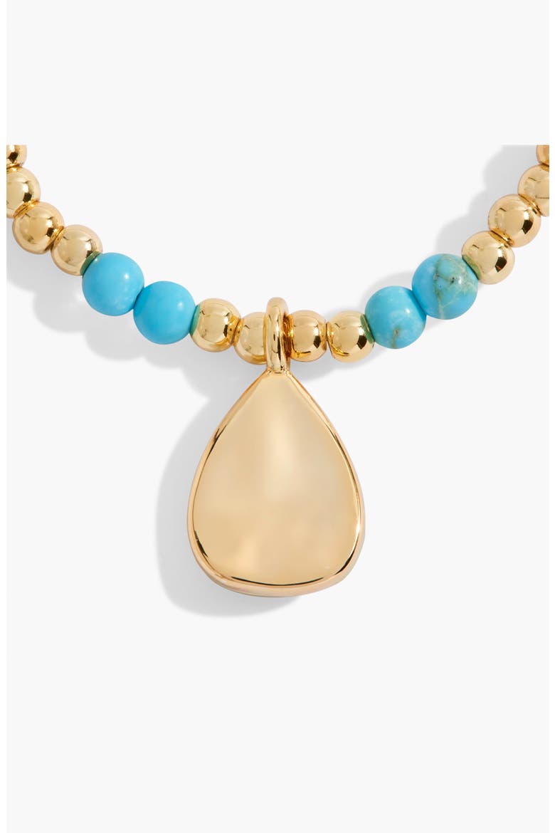 Birthstone A Little Bracelet in Gold-Tone Plating, Alternate, color, December