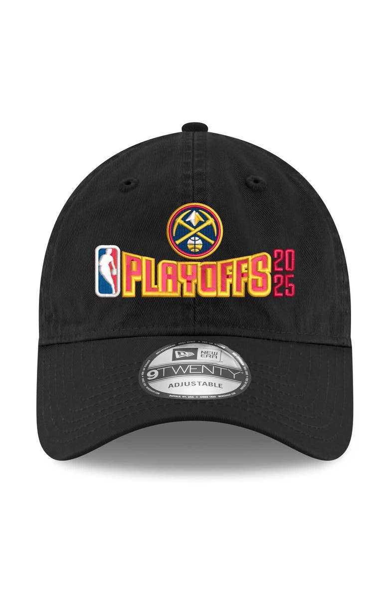 New Era Men's New Era  Black Denver Nuggets 2025 NBA Playoffs 9TWENTY Adjustable Hat, Alternate, color, 