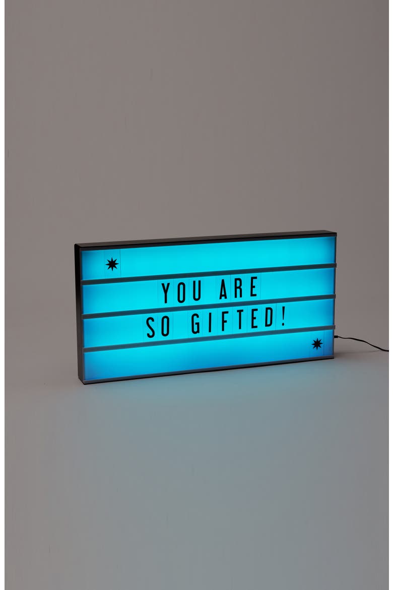 Amped & Co. Marquee Color Changing Cinema Lightbox, Alternate, color, NONE