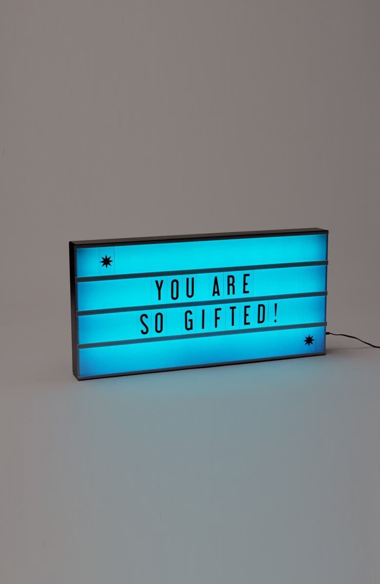 Amped & Co . Marquee Color Changing Cinema Lightbox, Alternate, color, 