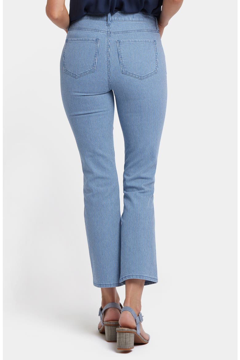 Billie Stripe High Waist Ankle Mini Bootcut Jeans, Alternate, color, VILLA VISTA STRIPE