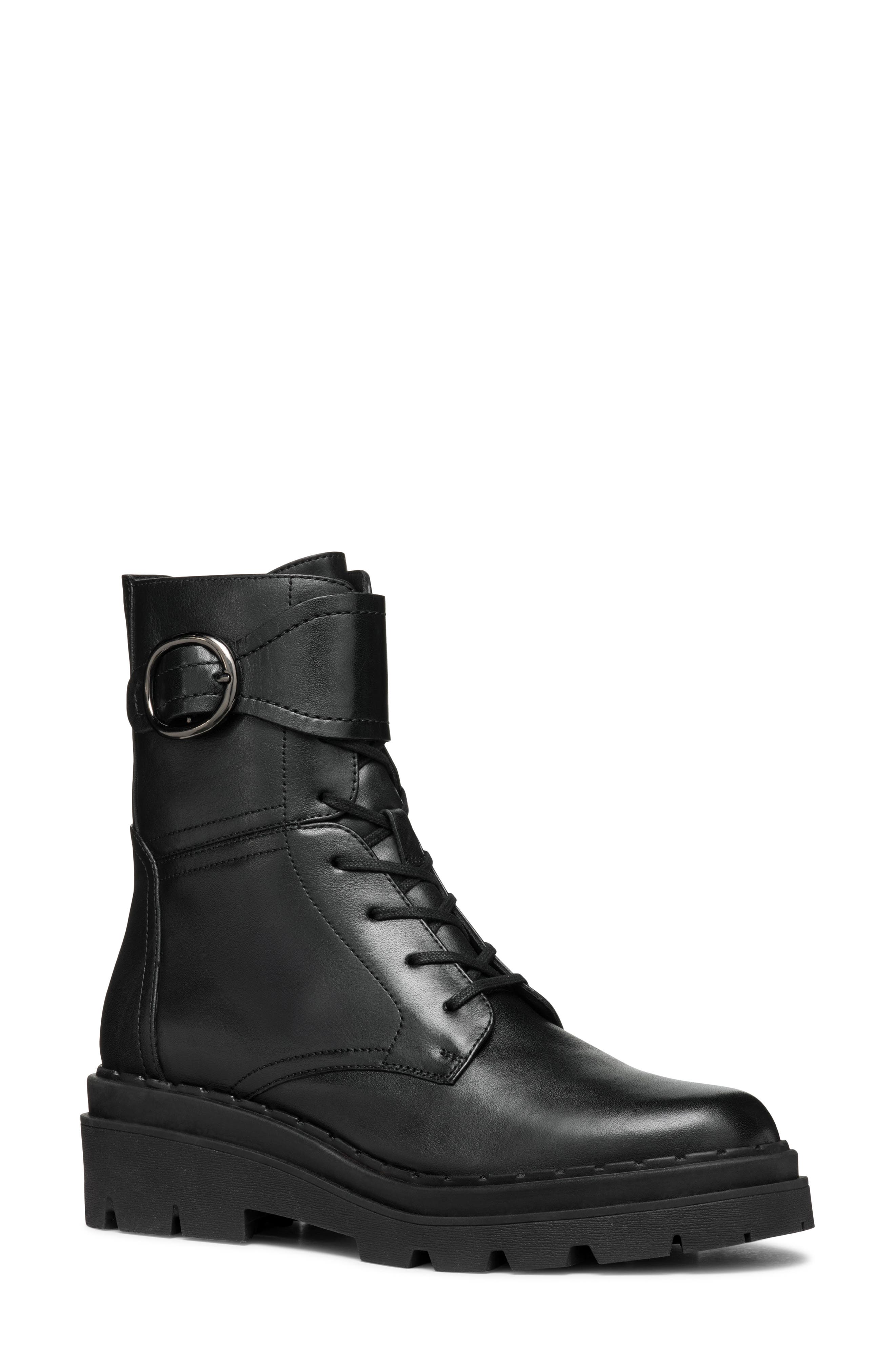 Geox Felleny Waterproof Combat Boot, Main, color, 