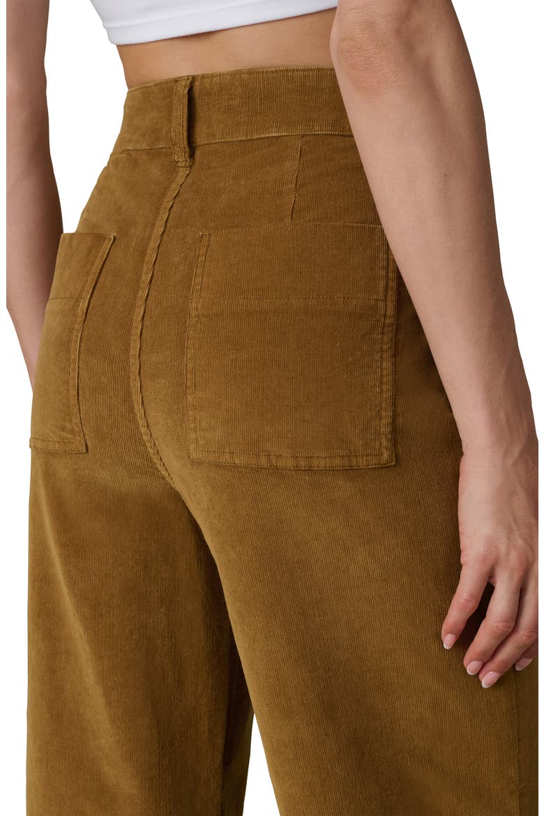 The Mia High Waist Wide Leg Corduroy Jeans, Alternate, color, BRONZE BROWN