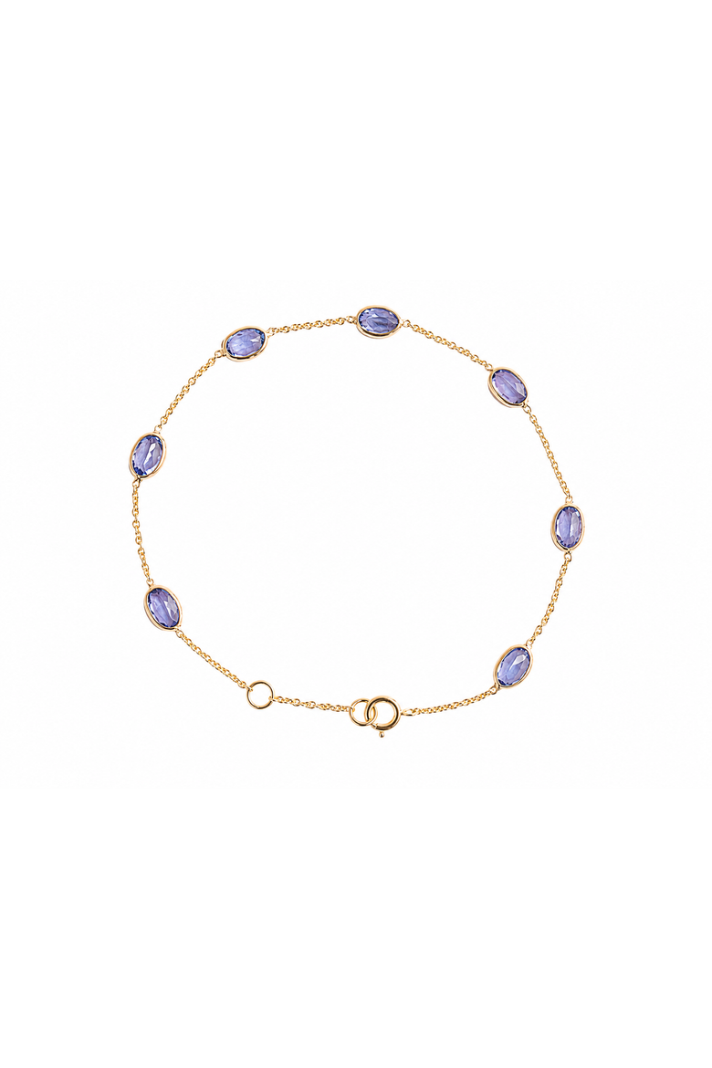 Midnight Tanzanite Bracelet, Main, color, Blue