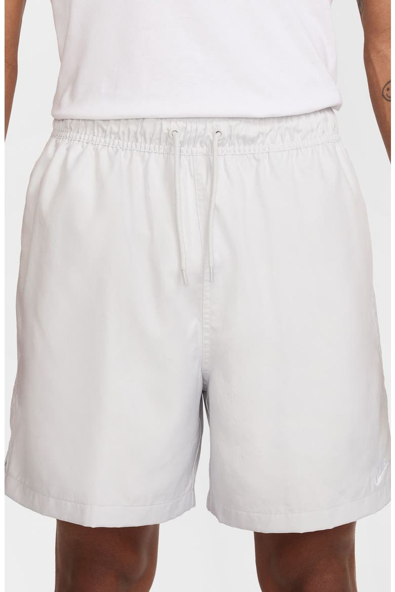 Club Woven Flow Shorts, Alternate, color, 025 PTNDST/WHITE