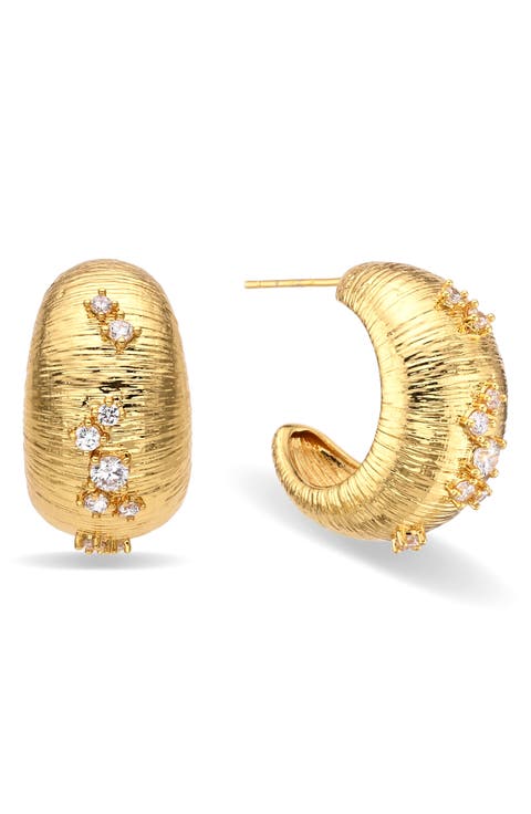Blair Cubic Zirconia Hoop Earrings