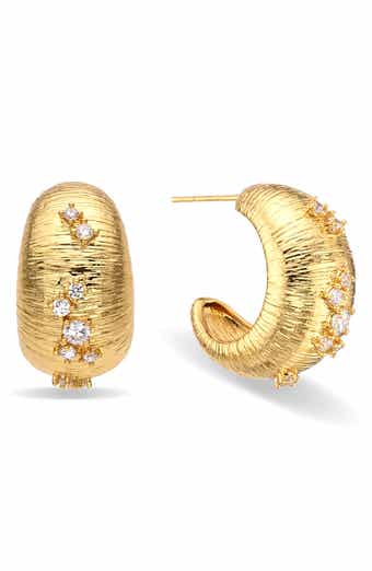Blair Cubic Zirconia Hoop Earrings
