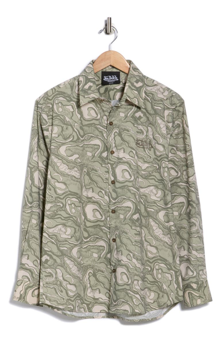 Ground Stone Long Sleeve Shirt, Alternate, color, BEIGE