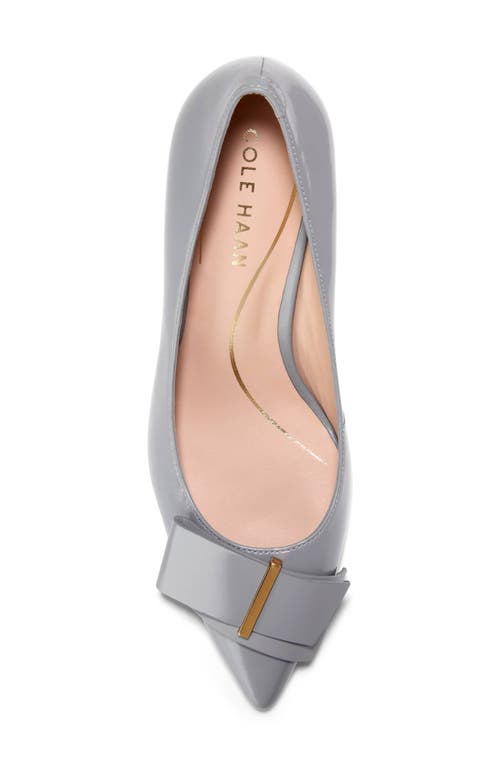Cole Haan Felicia Bow Pointed Toe Pump In Gray