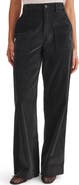 Splendid Colette Patch Pocket Wide Leg Corduroy Pants