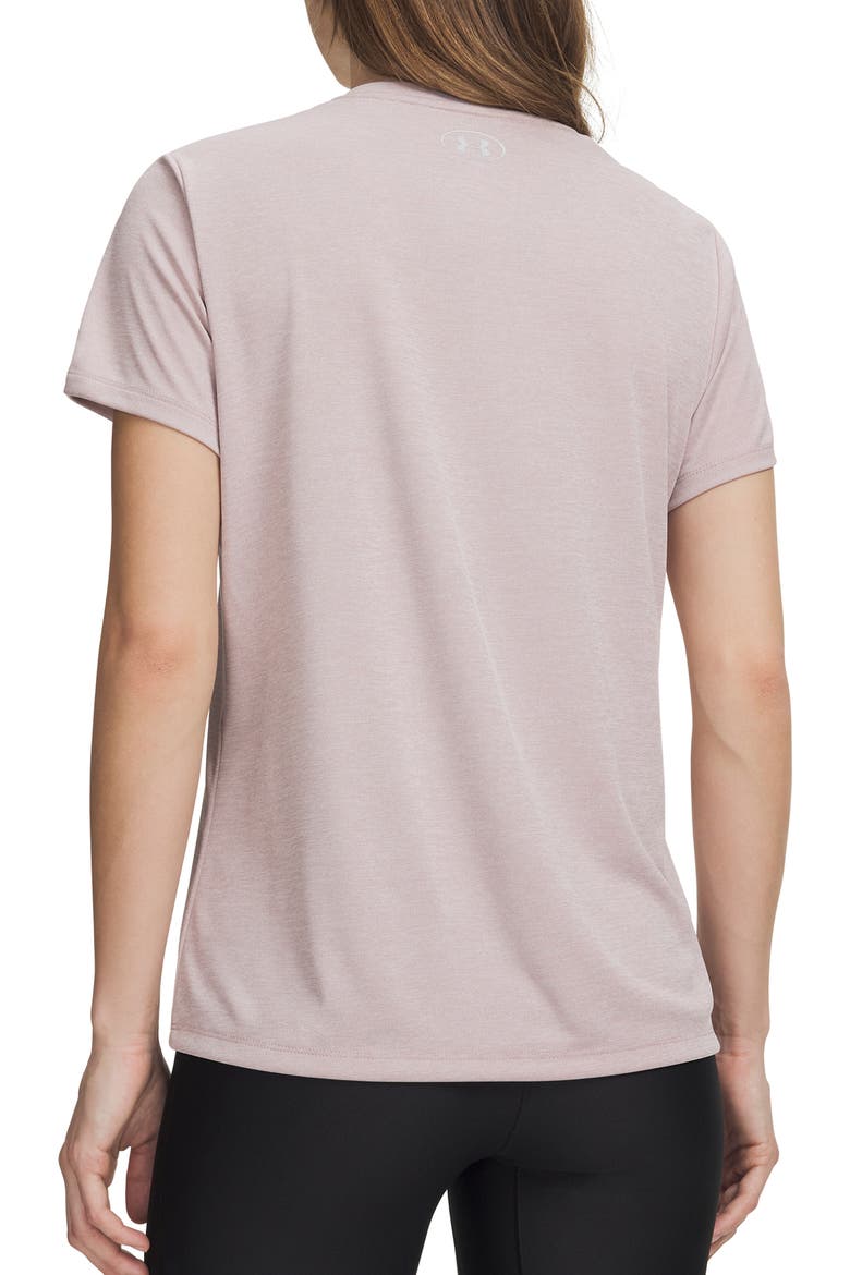 Velocity Twist V-Neck T-Shirt, Alternate, color, TOURMALINE PINK