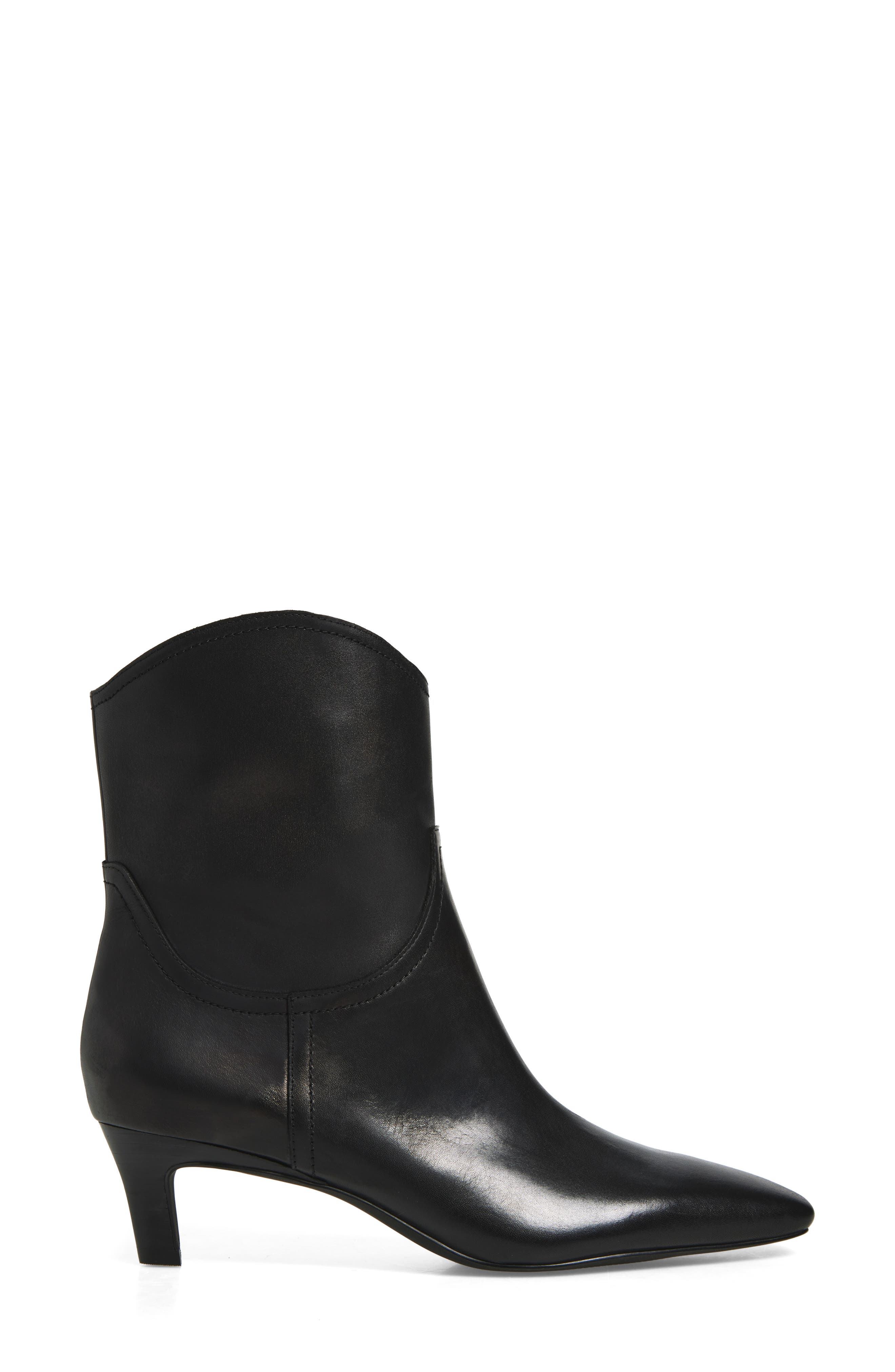 Nordstrom Atema Kitten Heel Bootie, Alternate, color, Black