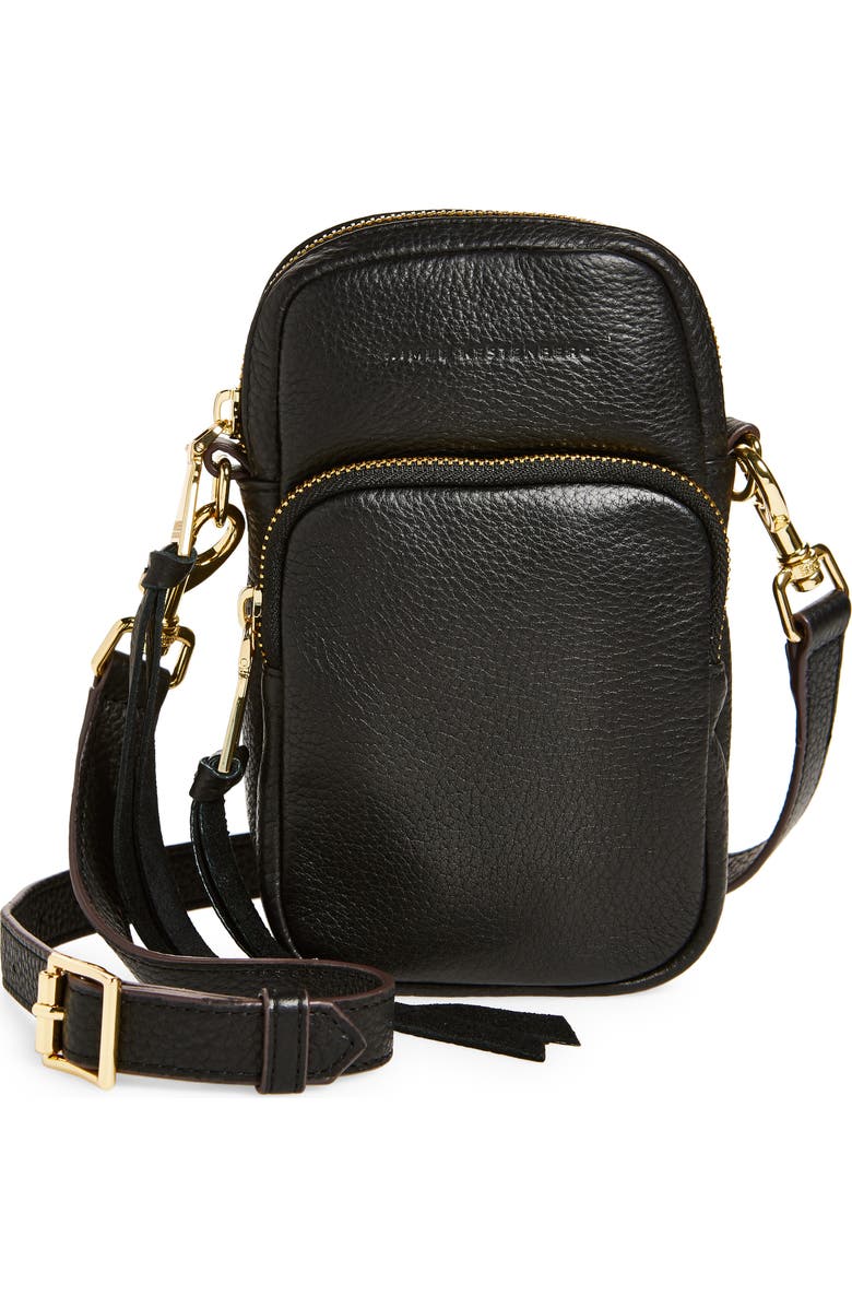 AIMEE Ray Phone Crossbody Bag, Main, color, Black