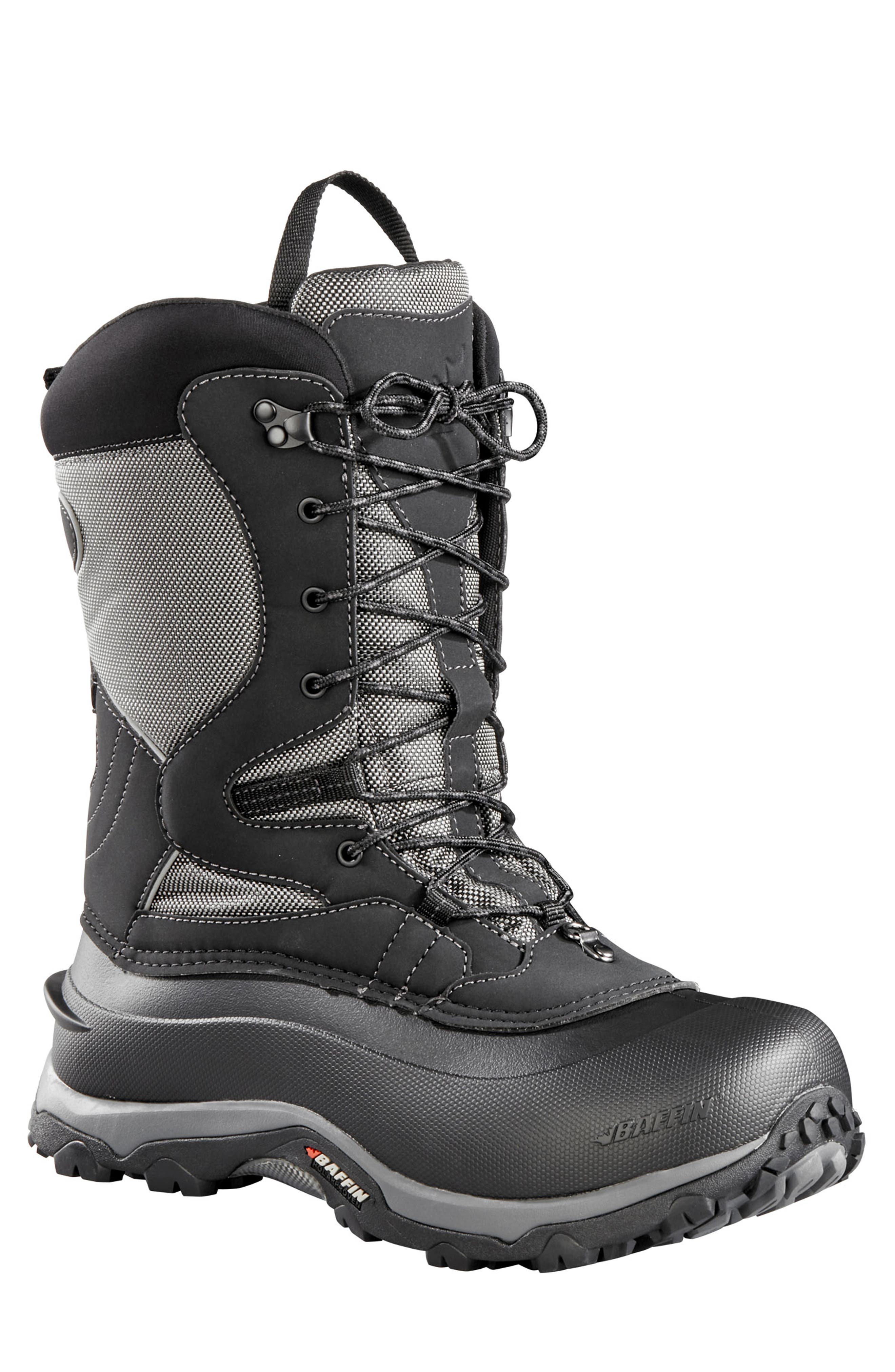 Summit Waterproof Snow Boot, Main, color, BLACK/ GREY