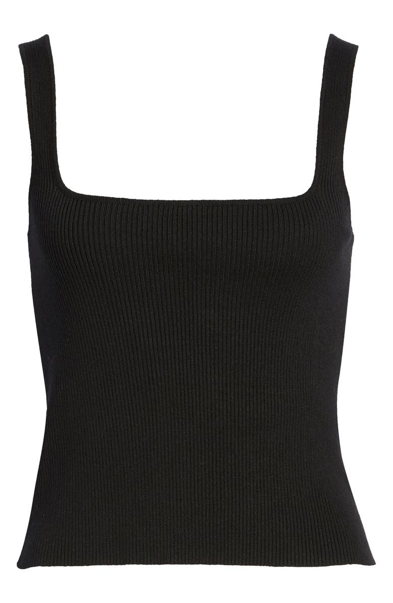 Lulus You & Tie Ribbed Tie Back Tank, Alternate, color,