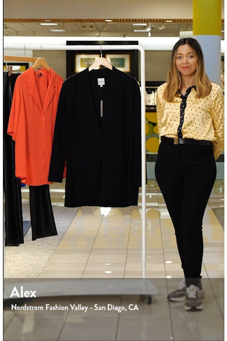 Grace Open Front Knit Jacket video