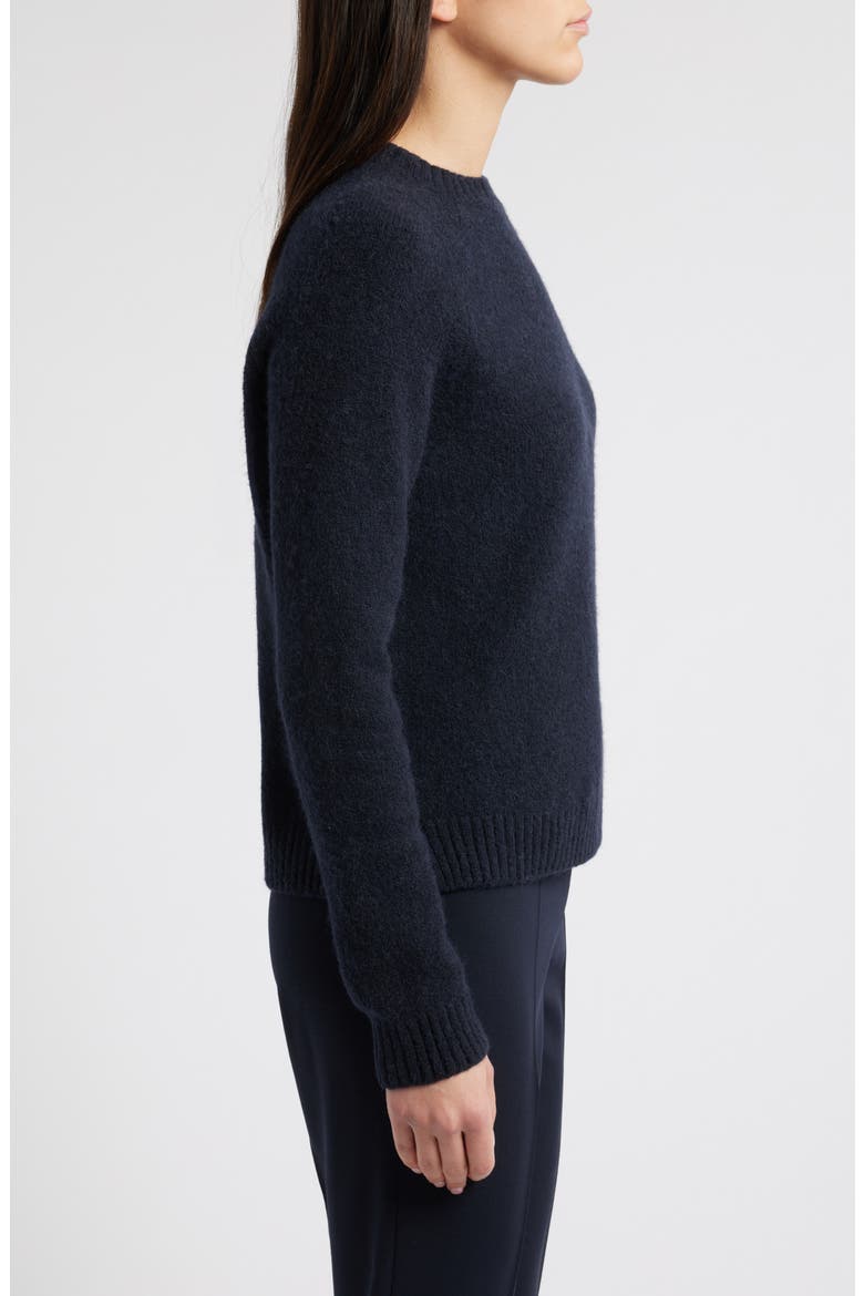 Febisan Alpaca Blend Sweater, Alternate, color, BLK