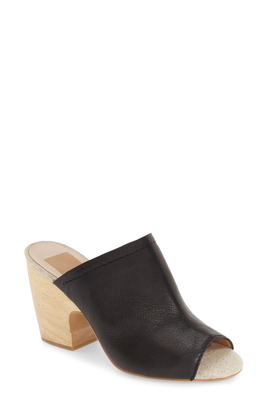 Dolce Vita 'Tegan' Peep Toe Mule, Main, color, 
