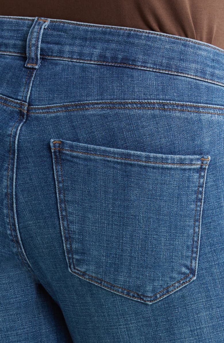 KUT from the Kloth Amy Frayed Crop Slim Straight Leg Jeans, Alternate, color, Deserving