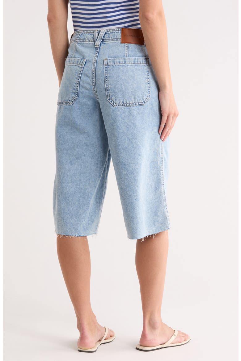 Raw Hem Denim Culottes, Alternate, color, LOCALS ONLY CUT