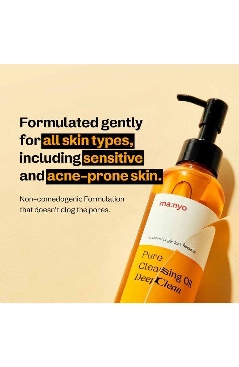 ma:nyo Pure Cleansing Oil Deep Clean, Alternate, color, Orange