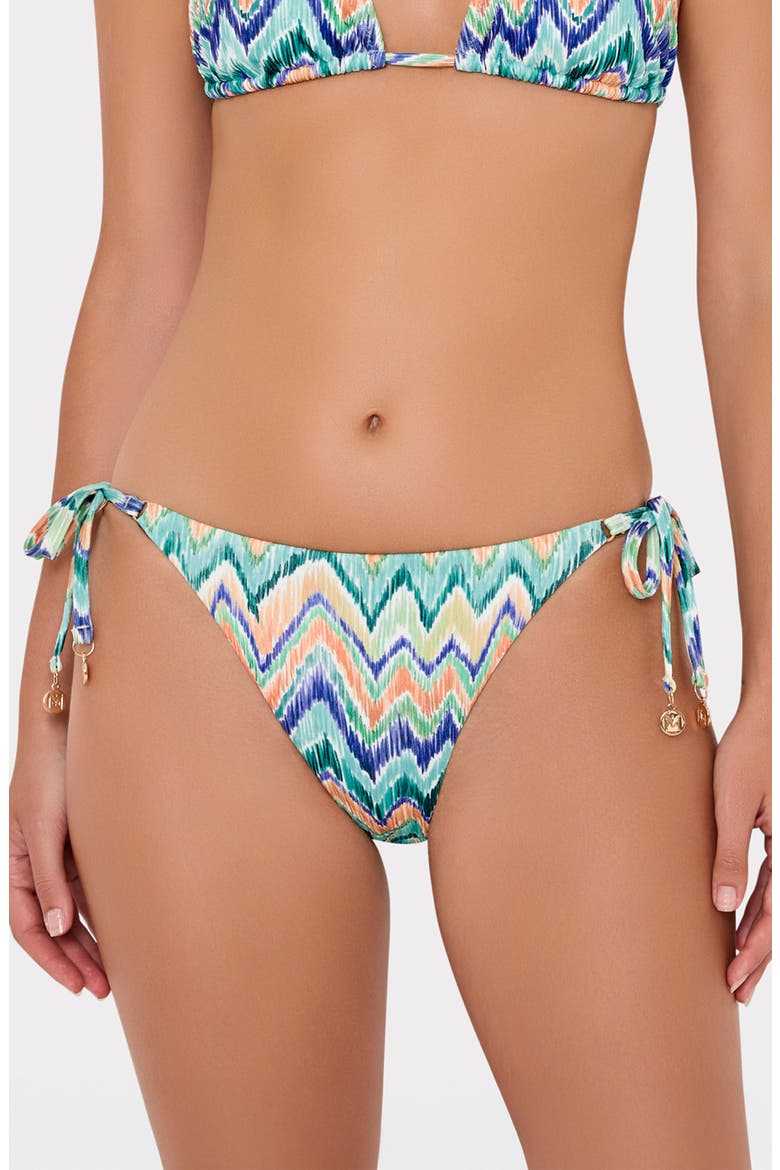 Tropical Chevron String Bikini Bottoms, Main, color, TROPICAL MULTI