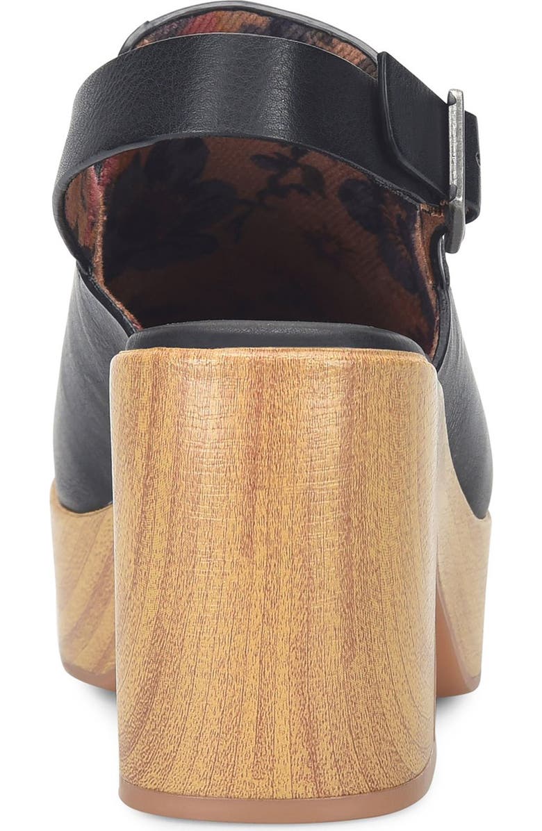 KORKS Soho Slingback Clog, Alternate, color, Black