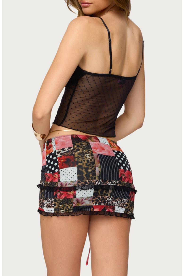 Kylo Sheer Mesh Crop Top, Alternate, color, MIX