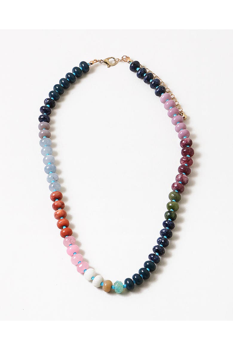 Strolling Through Provence Gemstone Necklace, Main, color, Multi