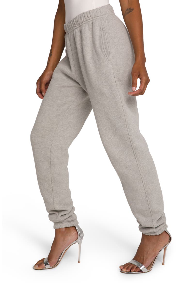 Boyfriend Sweatpants, Alternate, color, HEATHER GREY