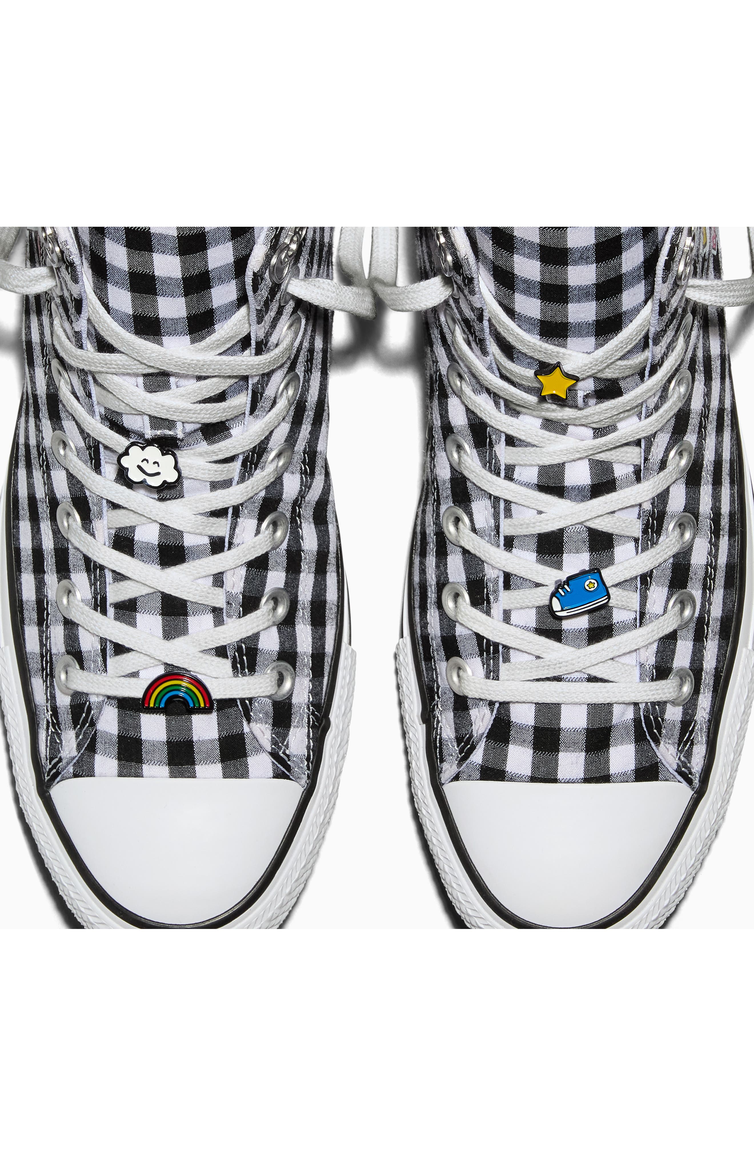 Converse Gender Inclusive Chuck Taylor All Star Canvas High Top Sneaker, Alternate, color, Black/ White/ Pink