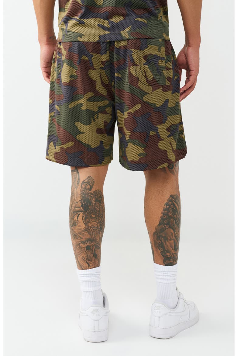 Mesh Basketball Shorts, Alternate, color, CAMO