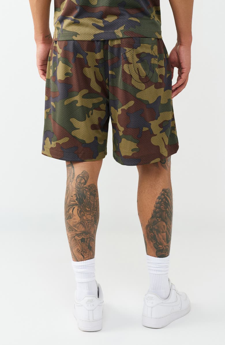 True Religion Mesh Basketball Shorts, Alternate, color, 