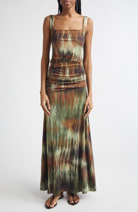 Plant of Joy Jersey Maxi Dress