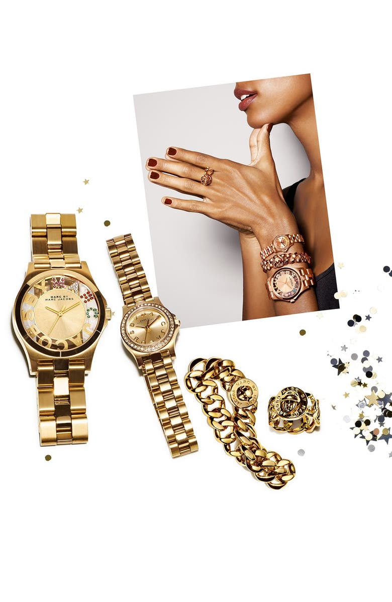 MARC BY MARC JACOBS 'Turnlock - Katie' Small Bracelet, Alternate, color,