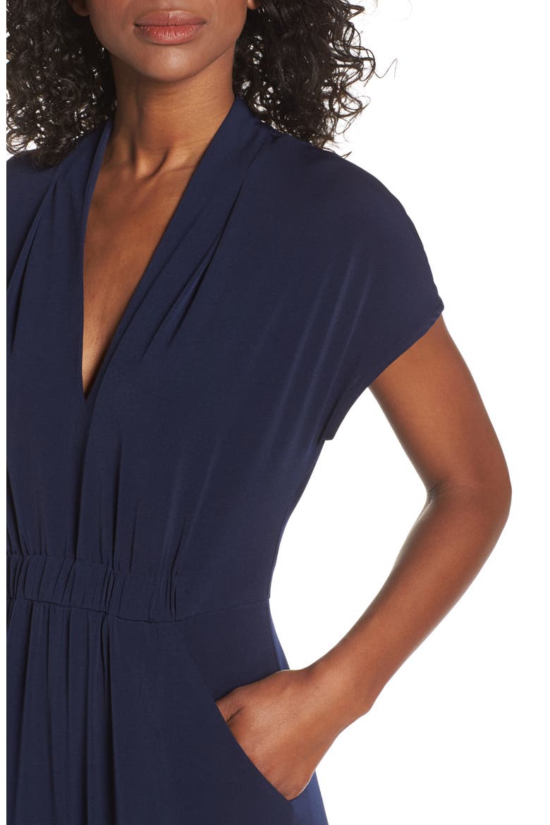 Cinched Waist Jumpsuit, Alternate, color, NAVY