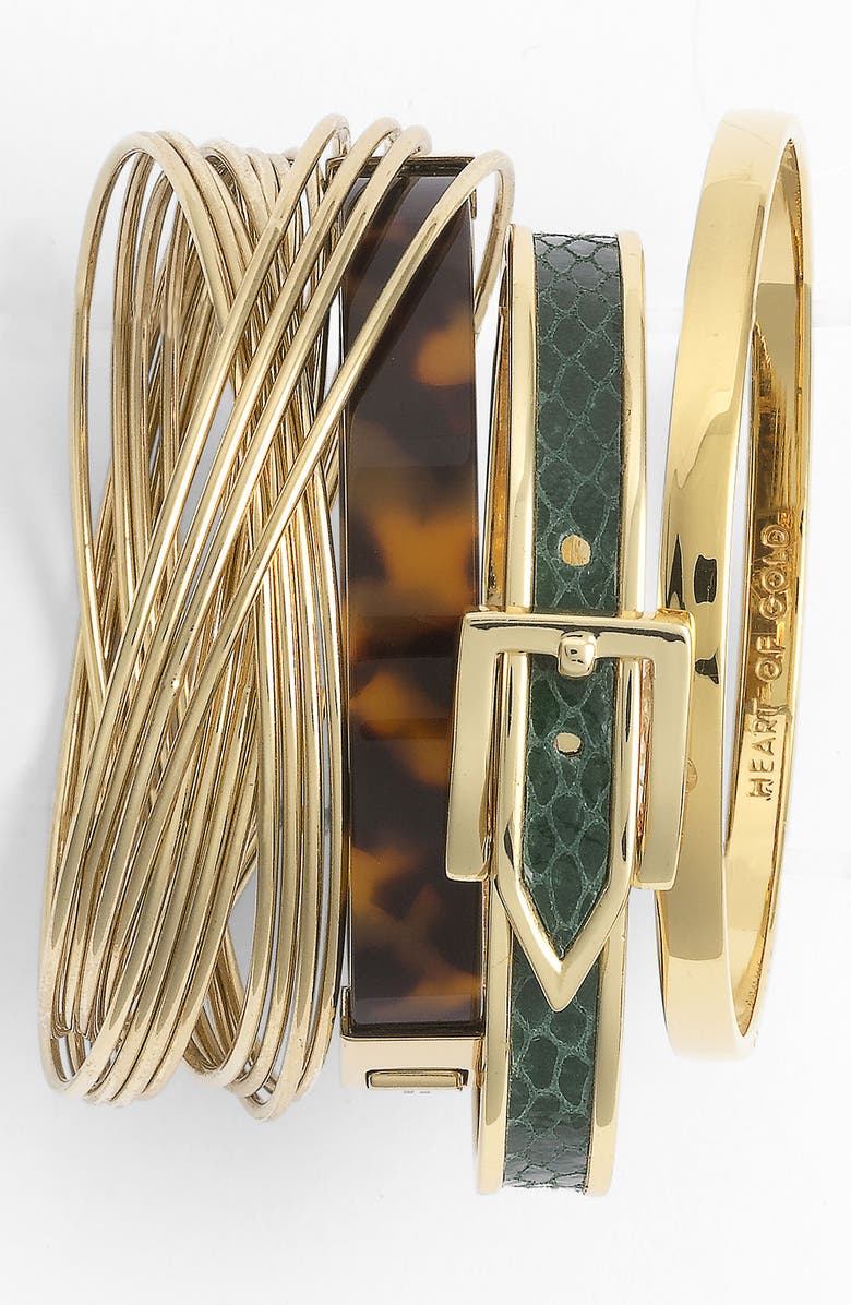 MICHAEL Michael Kors Michael Kors Hinged Bangle, Alternate, color, 