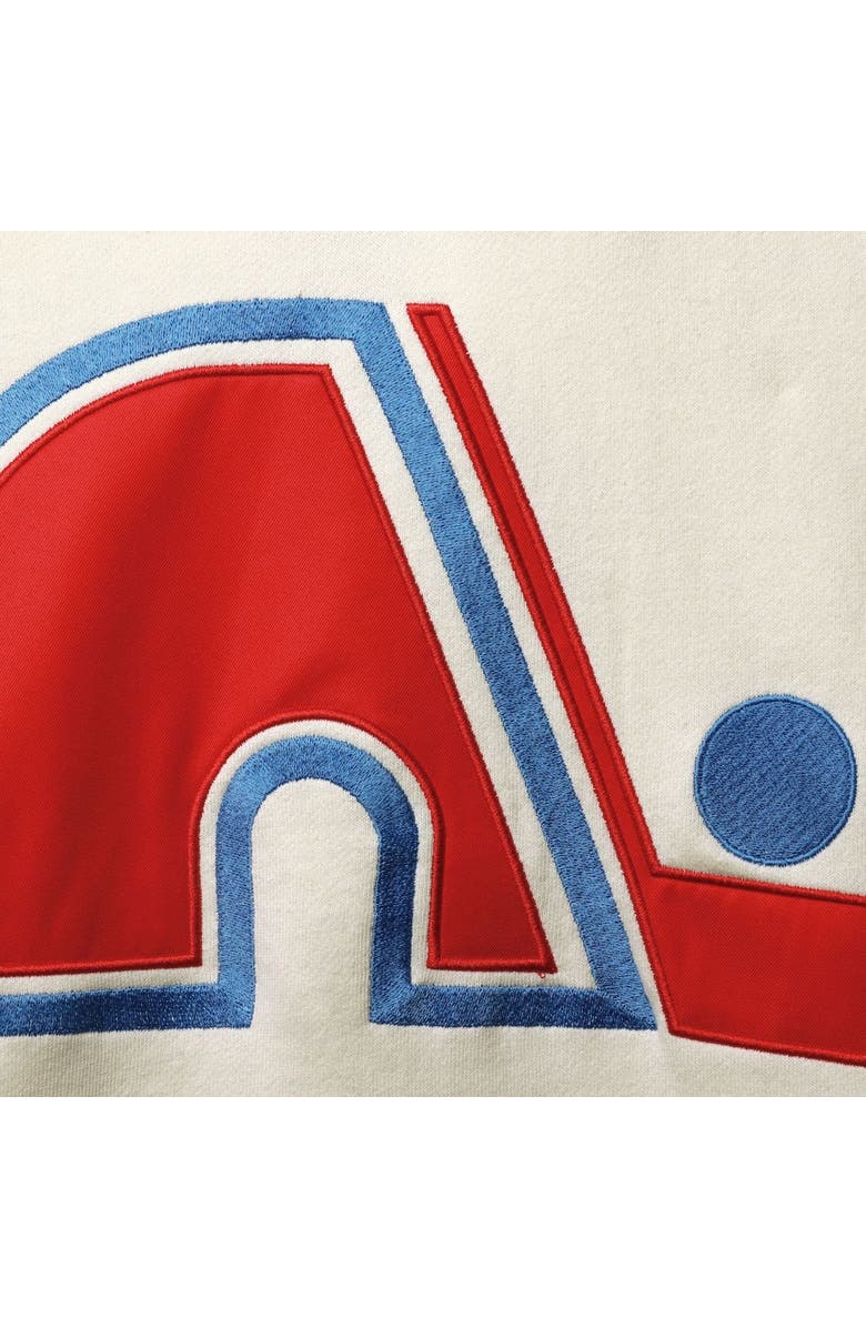 '47 Men's '47 Cream Quebec Nordiques Superior Lacer Team Pullover Hoodie, Alternate, color, 
