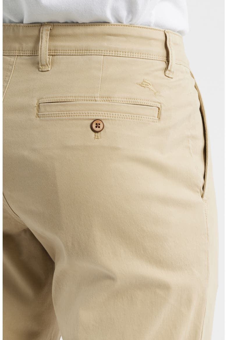 Boracay® Island Flat Front Stretch Chinos, Alternate, color, STONE KHAKI