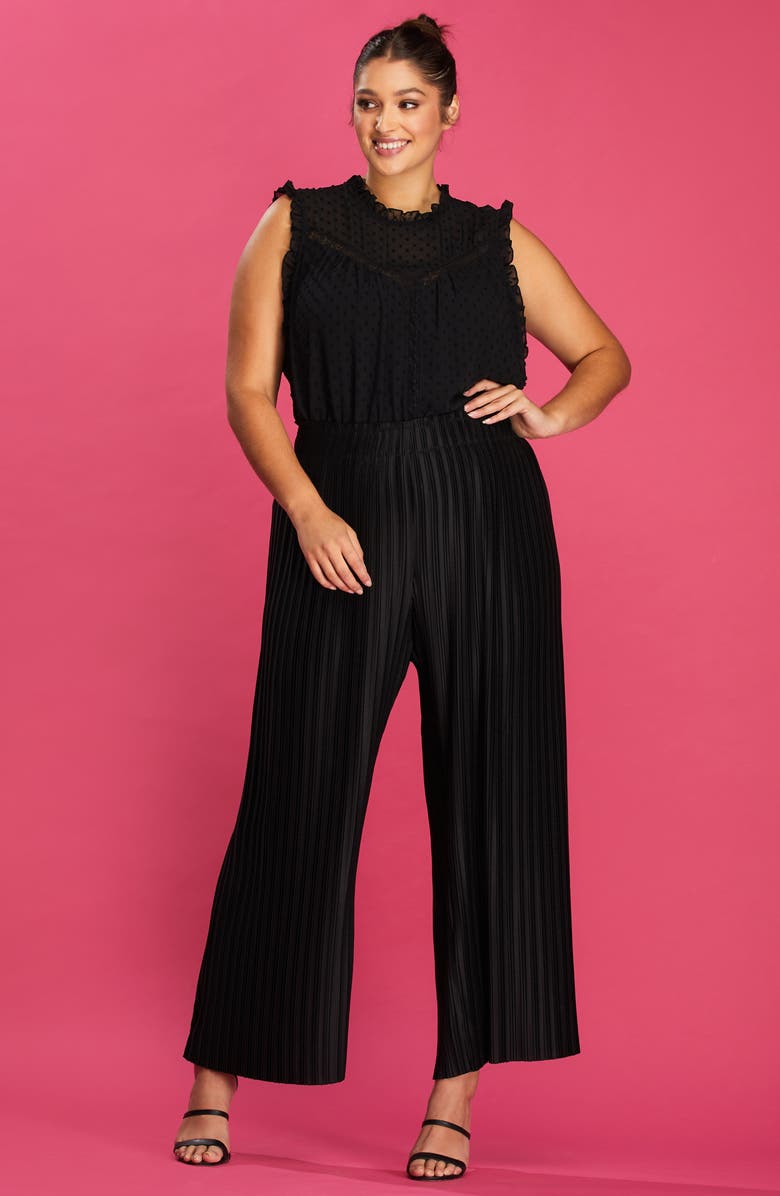 Estelle Vespa Pleated Wide Leg Pants, Alternate, color, 