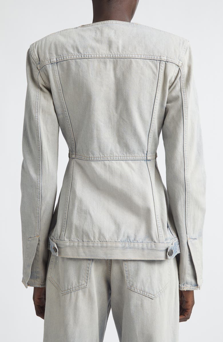 Haikure Temple Denim Jacket, Alternate, color, Light Space