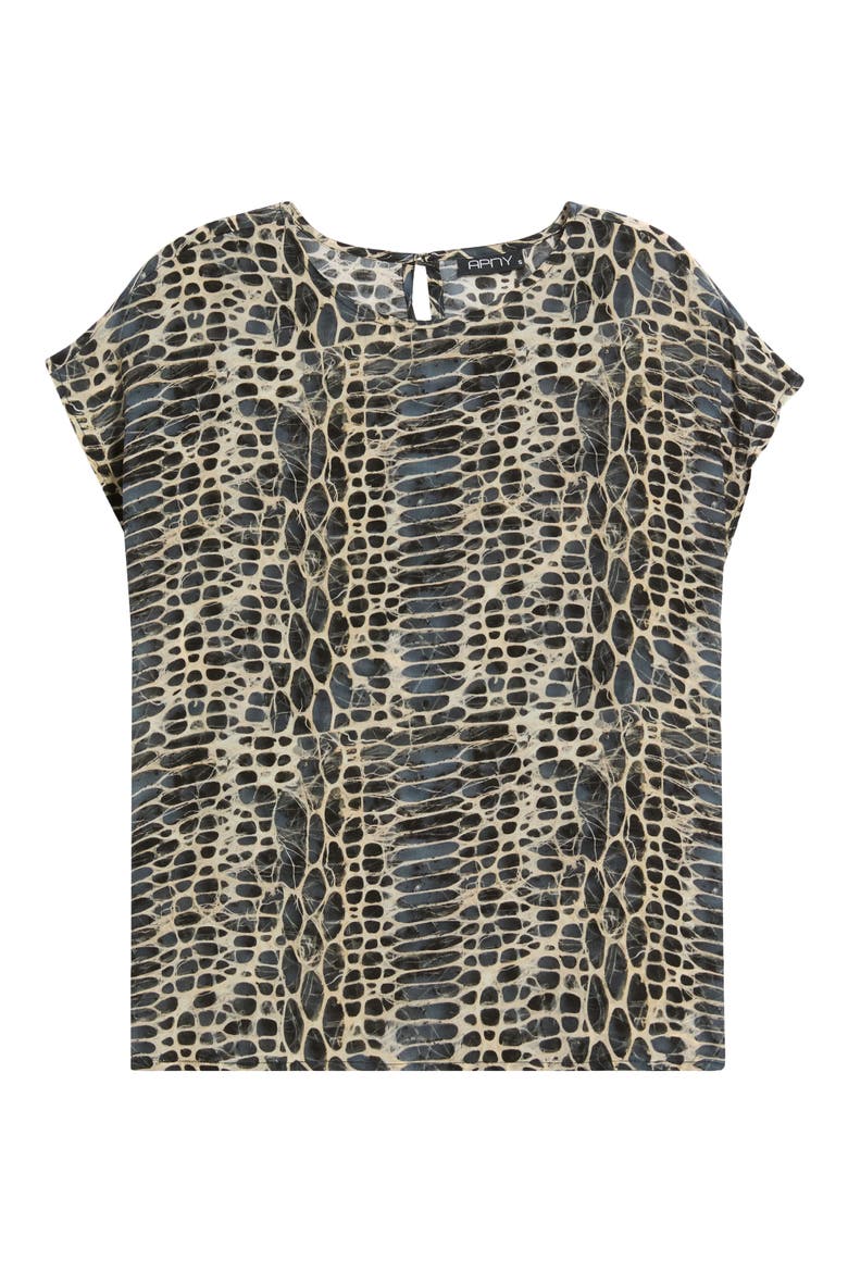 Dolman Sleeve Shell Top, Alternate, color, SLATE/ALABASTER