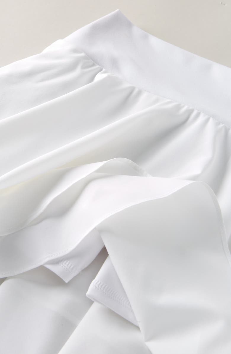 Zella Girl Kids' Tiered Skort, Alternate, color, White