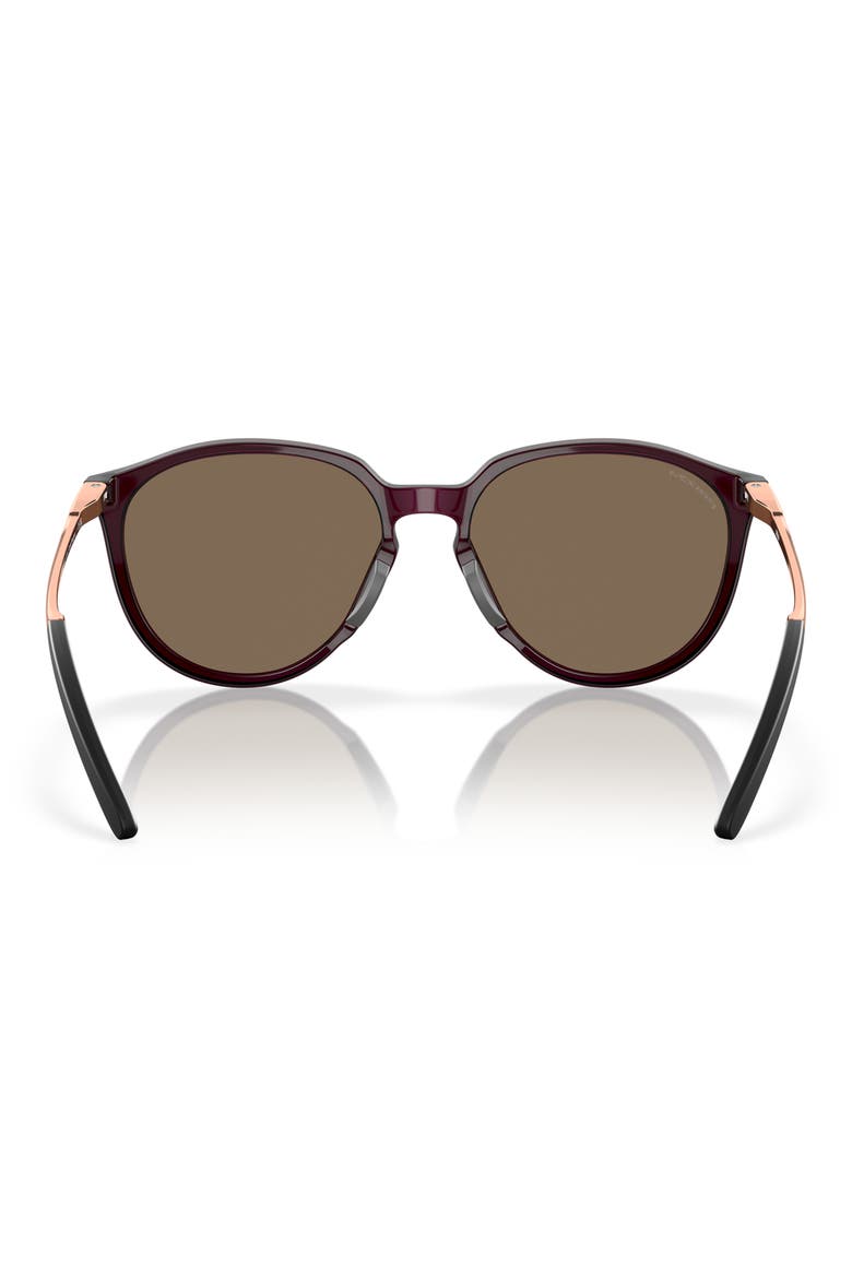 Sielo 57mm Round Sunglasses, Alternate, color, ROSE GOLD