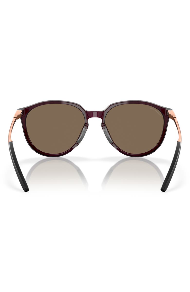 Oakley Sielo 57mm Round Sunglasses, Alternate, color, Rose Gold