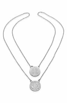 Saint Medallion Pendant Long Necklace